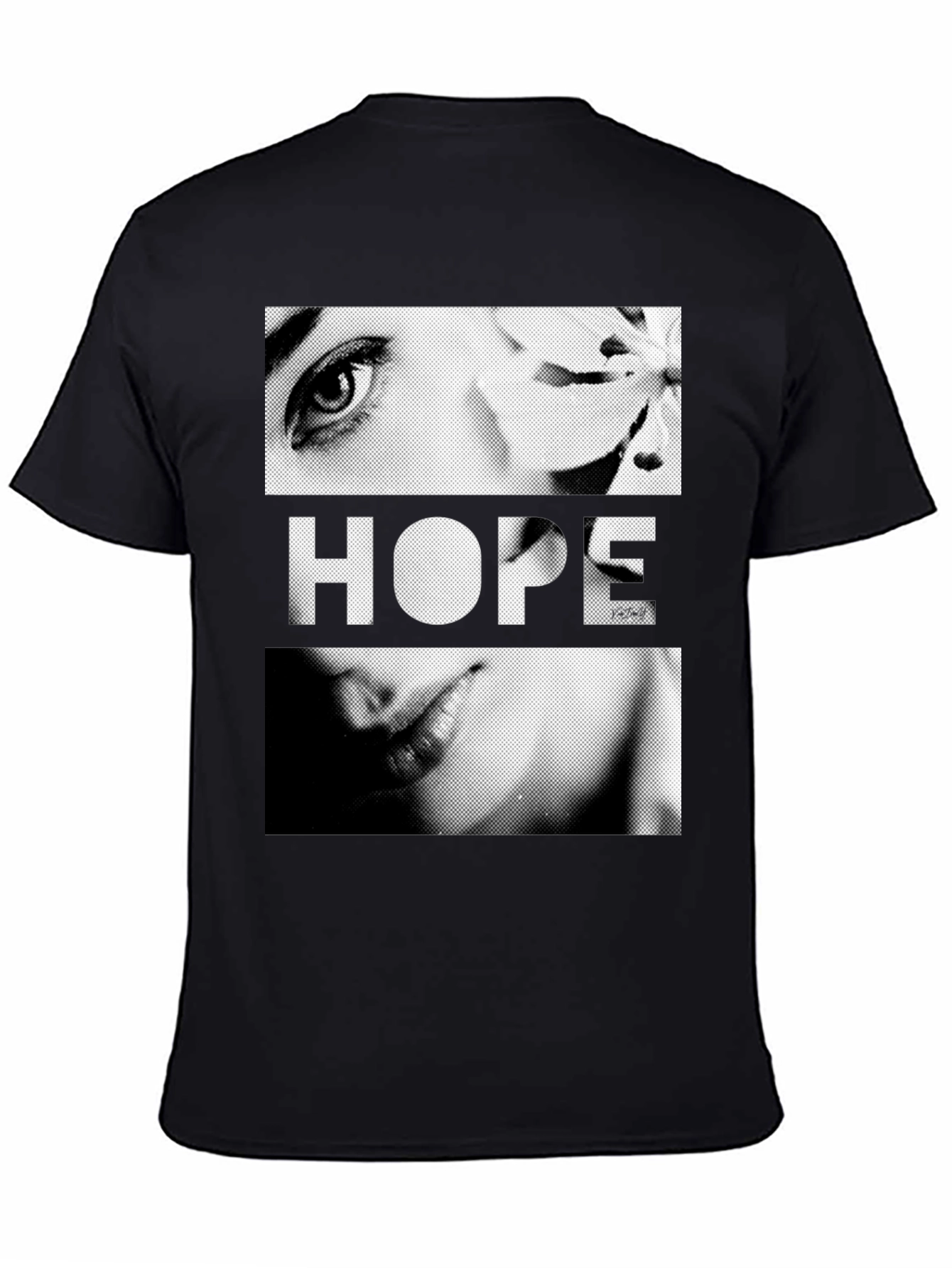 Hope Graphic Print Black T-Shirt