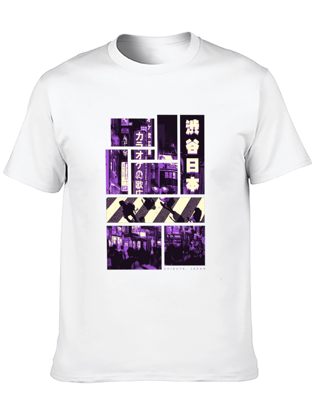 Shibuya Japan Graphic Tee - Black T-Shirt