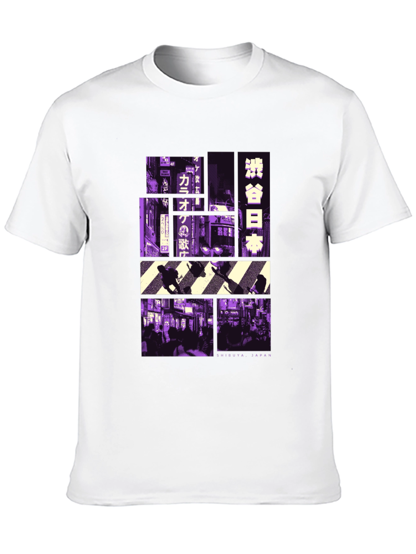 Shibuya Japan Graphic Tee - Black T-Shirt
