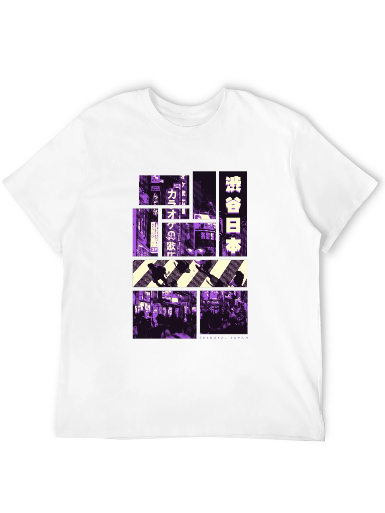 Shibuya Japan Graphic Tee - Black T-Shirt