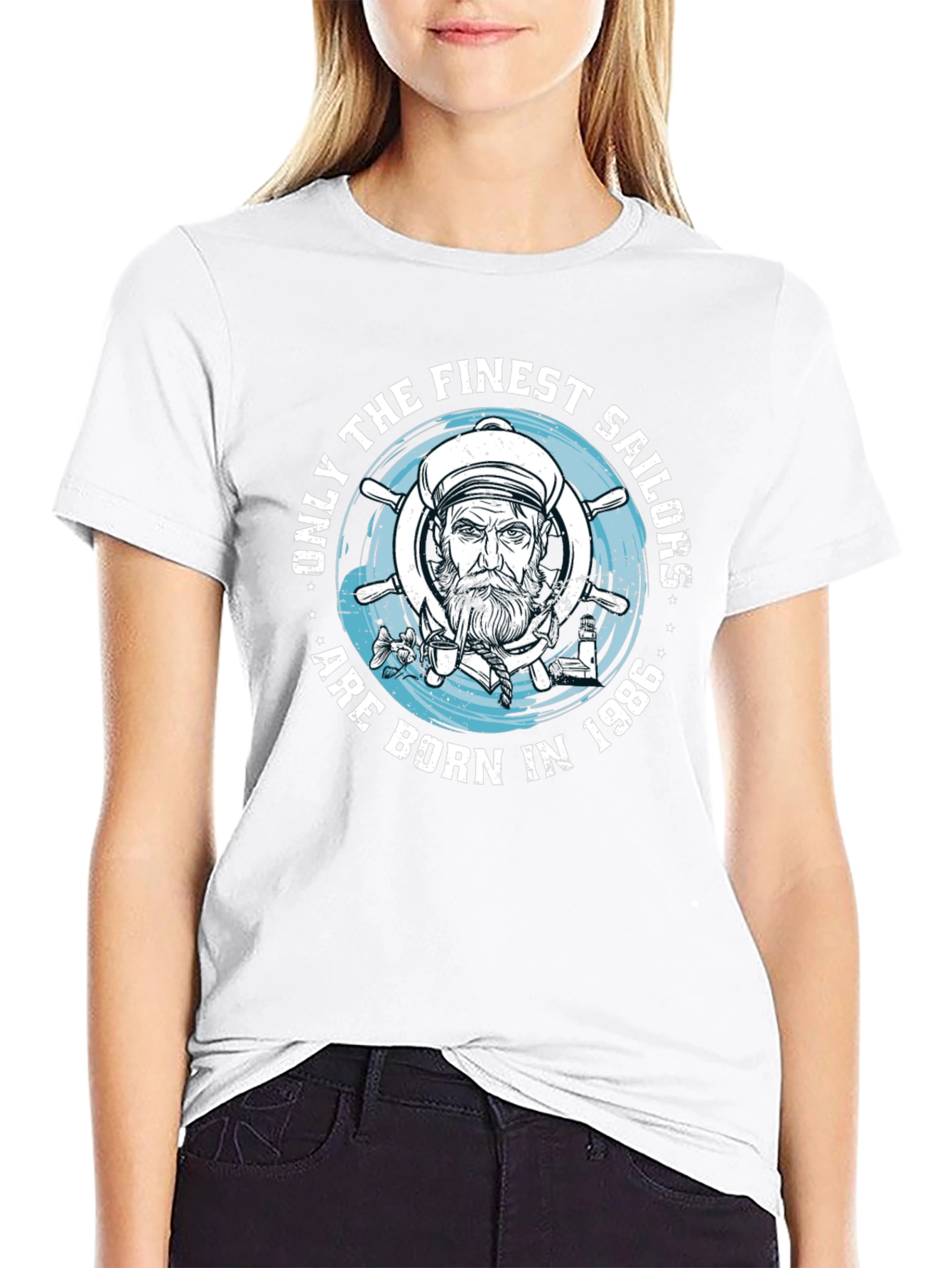 Finest Sailor Born in 1986 Graphic Tee