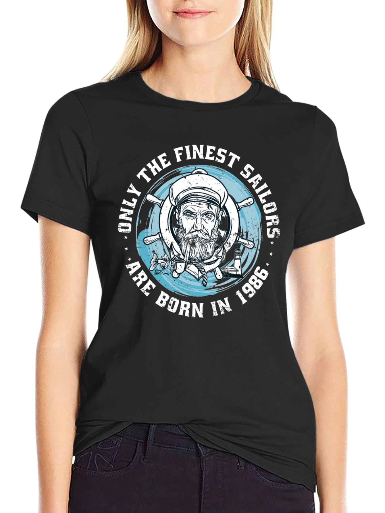Finest Sailor Born in 1986 Graphic Tee