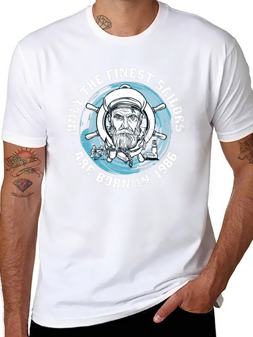 Finest Sailor Born in 1986 Graphic Tee