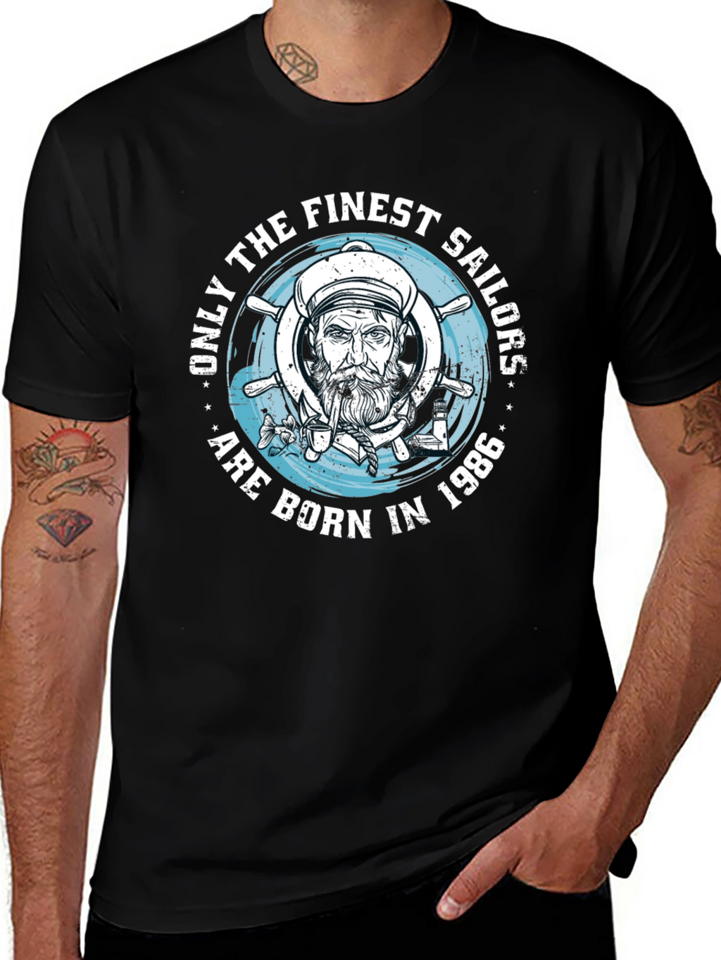 Finest Sailor Born in 1986 Graphic Tee