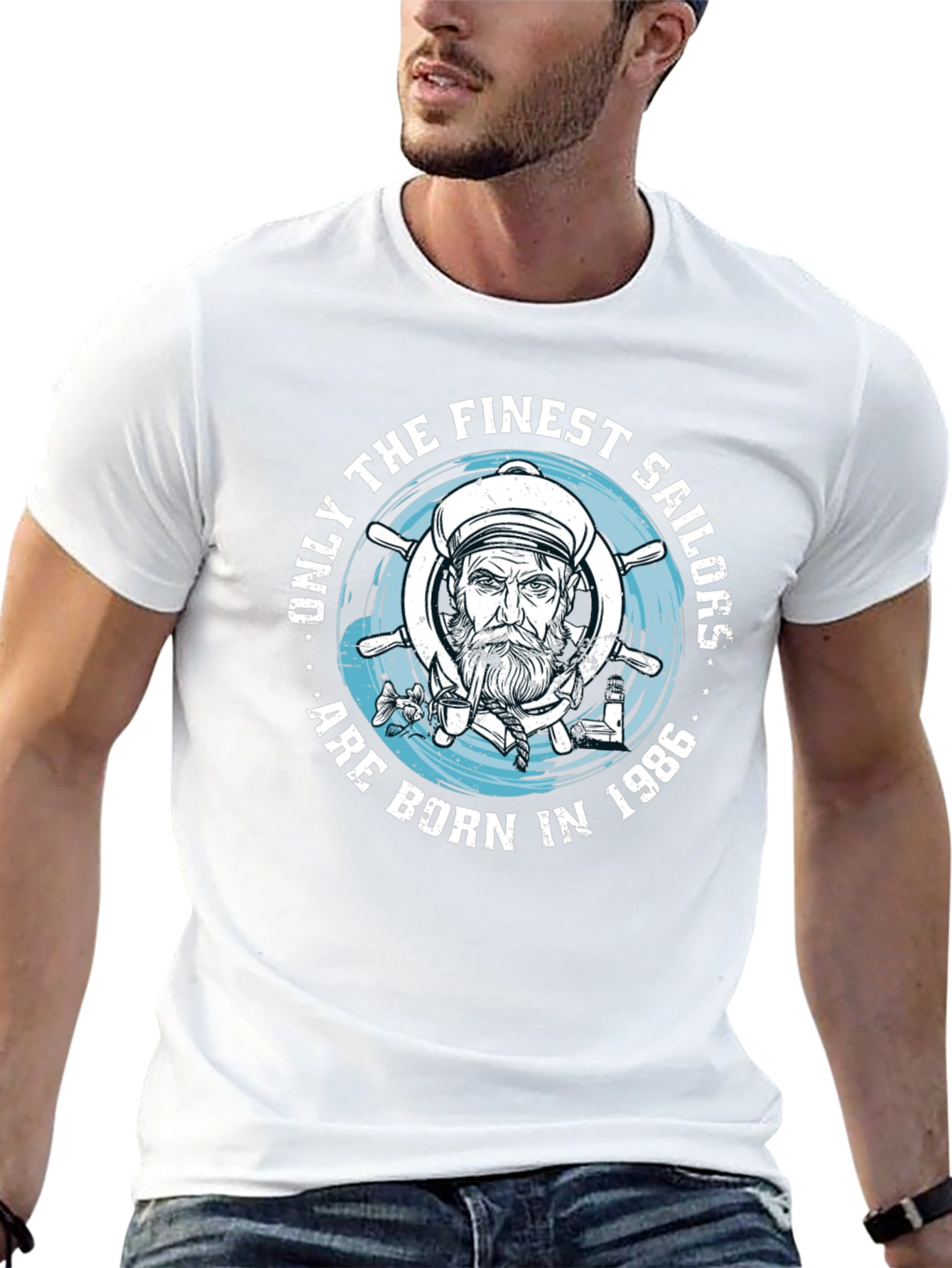 Finest Sailor Born in 1986 Graphic Tee