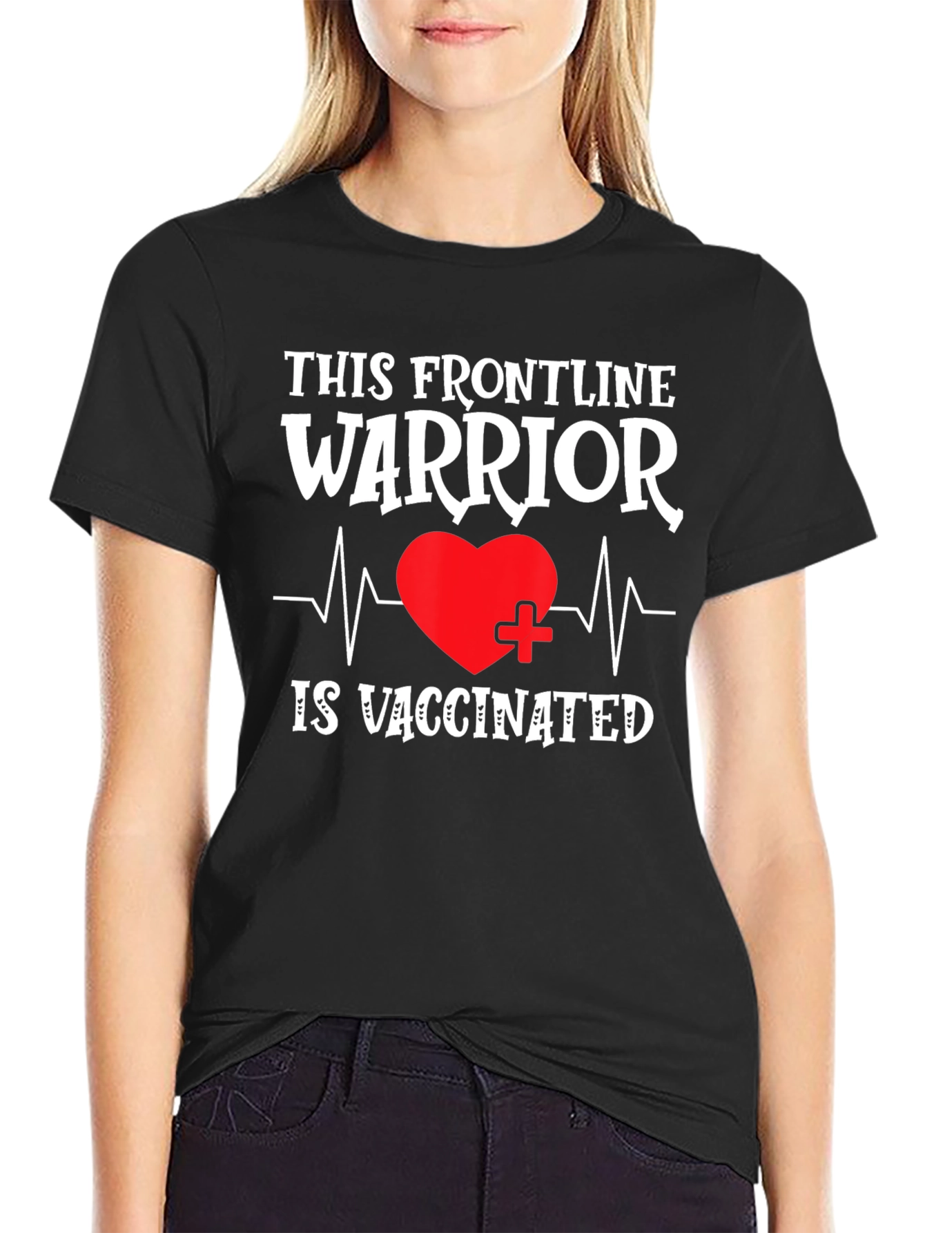 Frontline Warrior Vaccinated Graphic Tee
