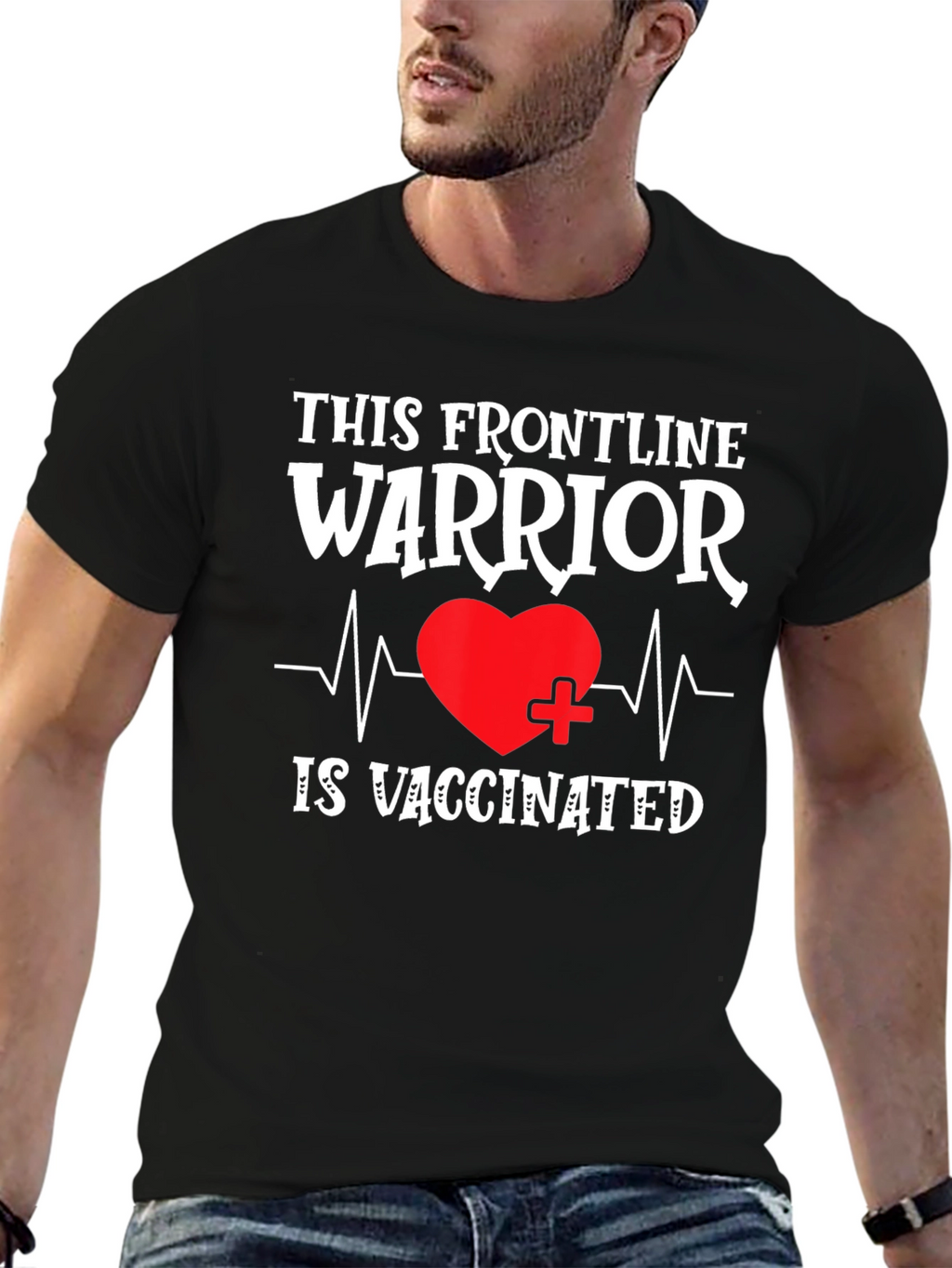 Frontline Warrior Vaccinated Graphic Tee
