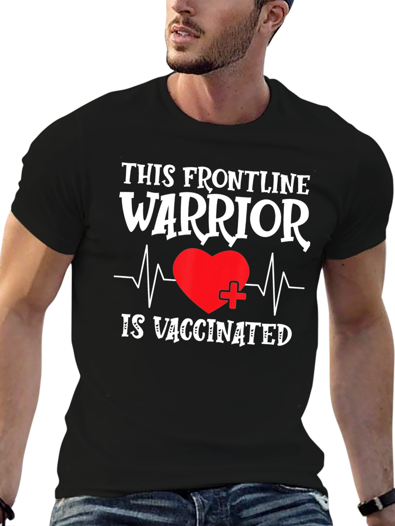 Frontline Warrior Vaccinated Graphic Tee