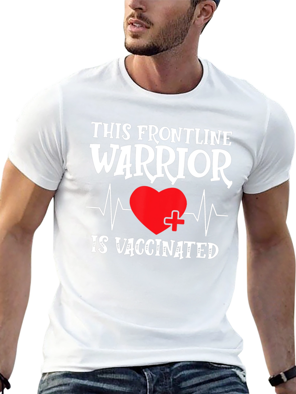 Frontline Warrior Vaccinated Graphic Tee