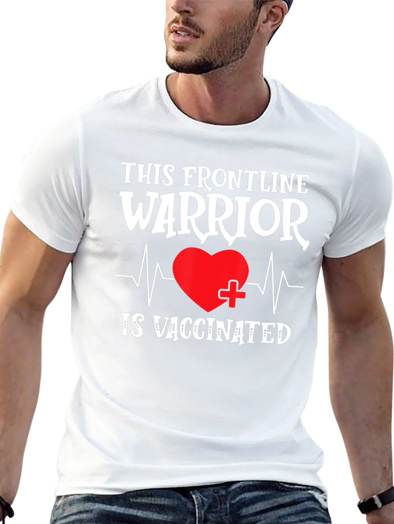 Frontline Warrior Vaccinated Graphic Tee