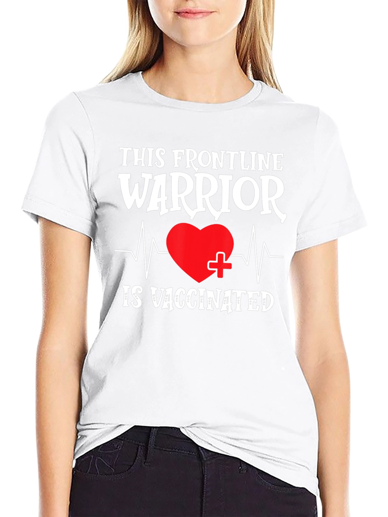 Frontline Warrior Vaccinated Graphic Tee