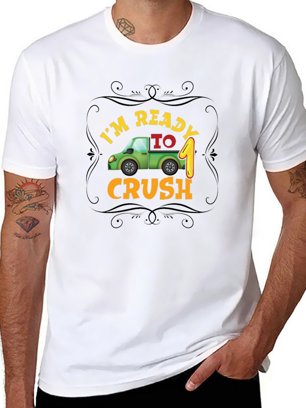 Im Ready to Crush One! Black Birthday T-Shirt