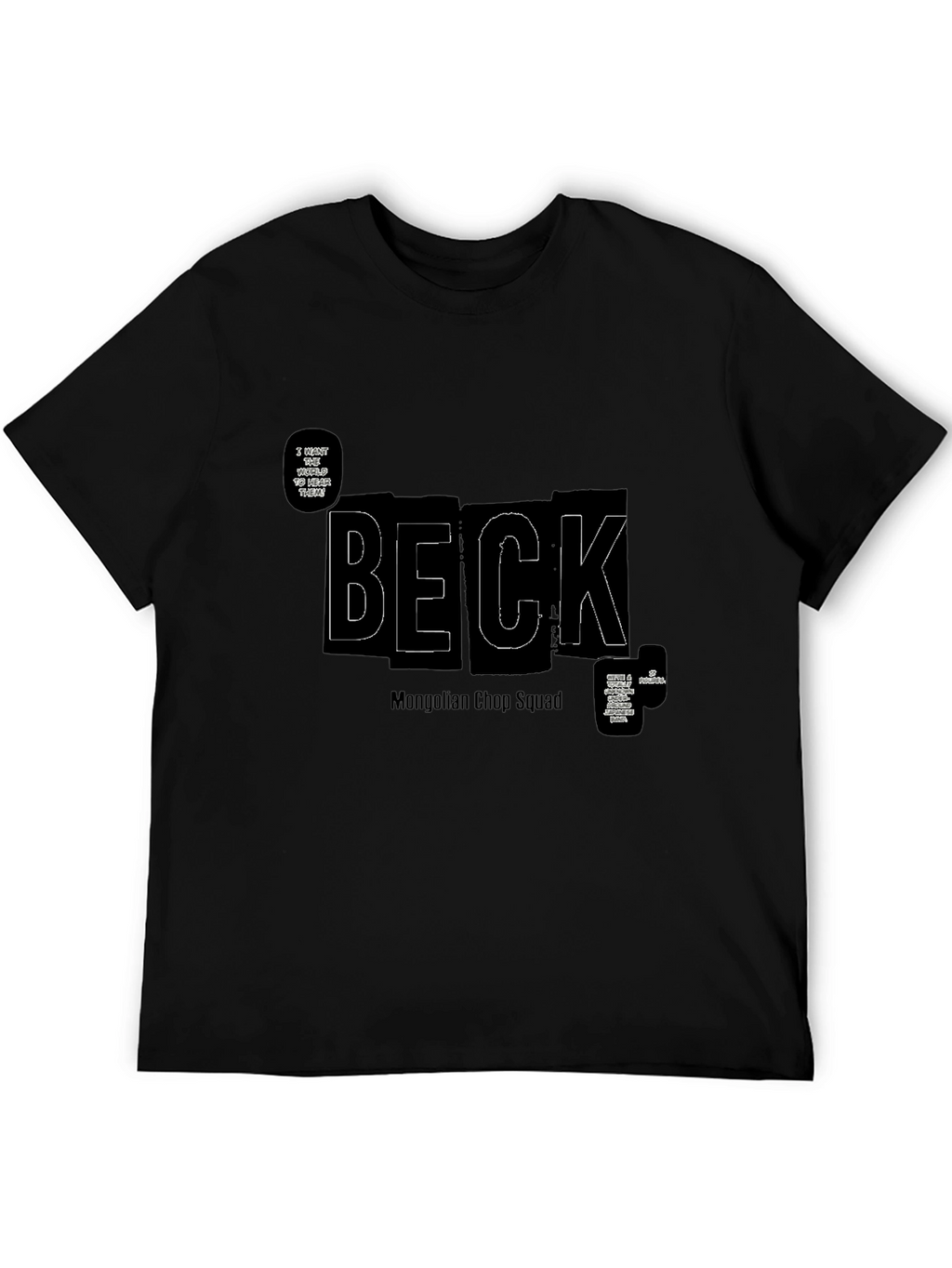 Beck Mongolian Chop Squad T-Shirt - Black
