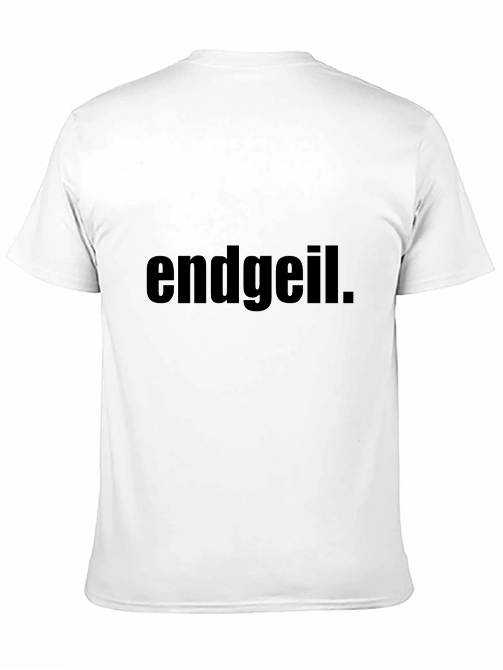 Endgeil Graphic Tee - Black Cotton Blend T-Shirt