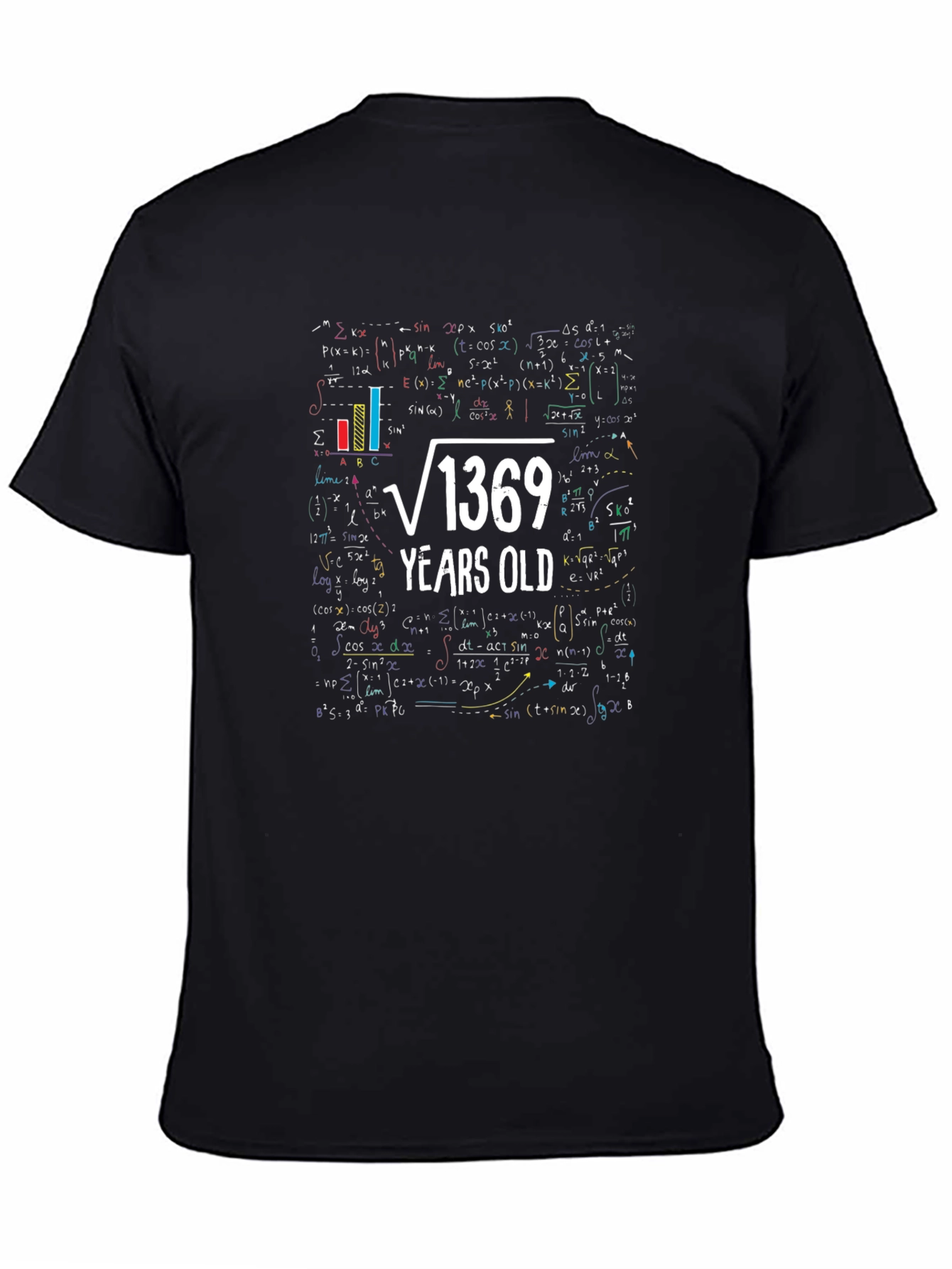 Math Humor T-Shirt - Root of 1369 Birthday Tee