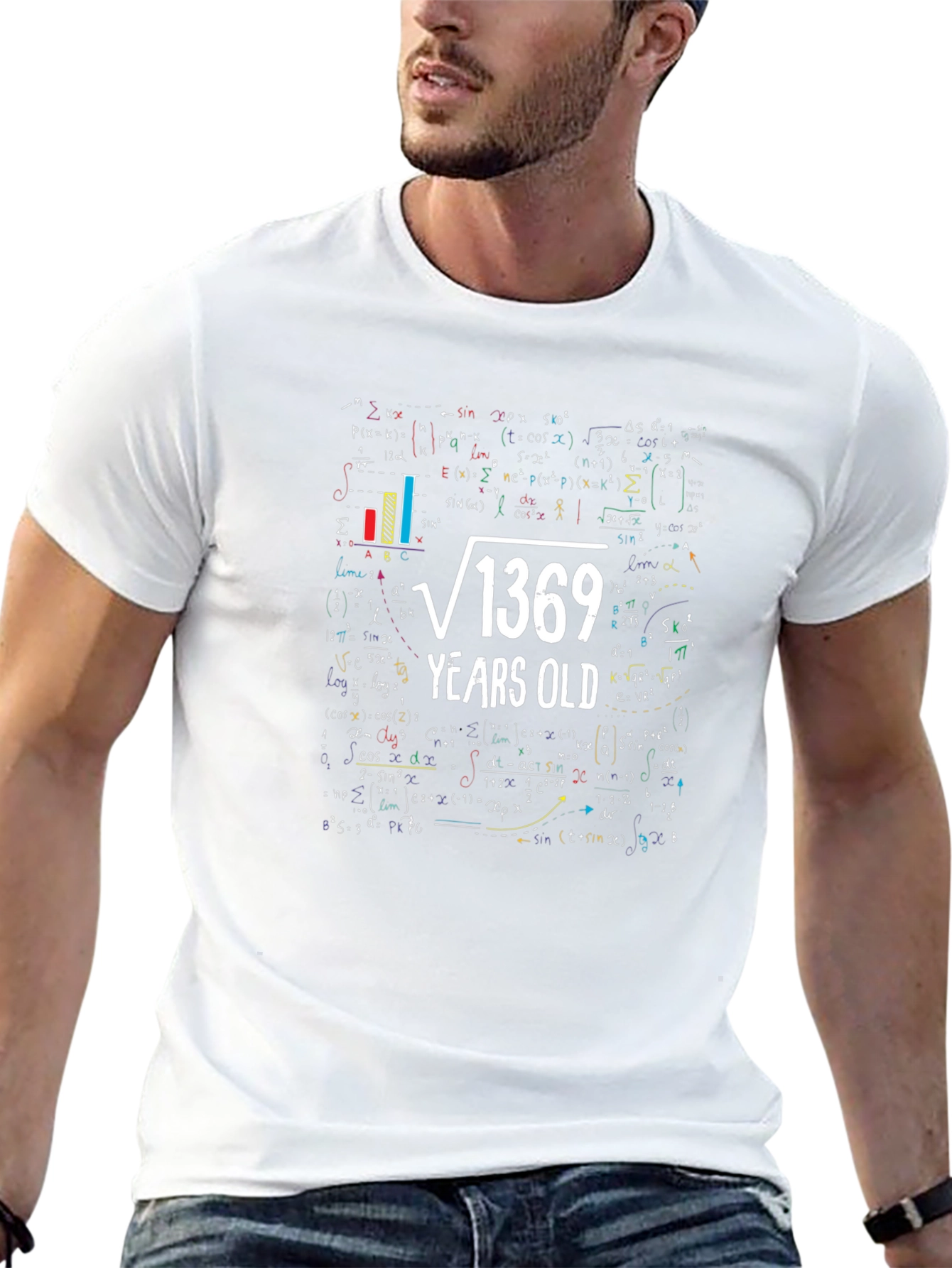 Math Humor T-Shirt - Root of 1369 Birthday Tee