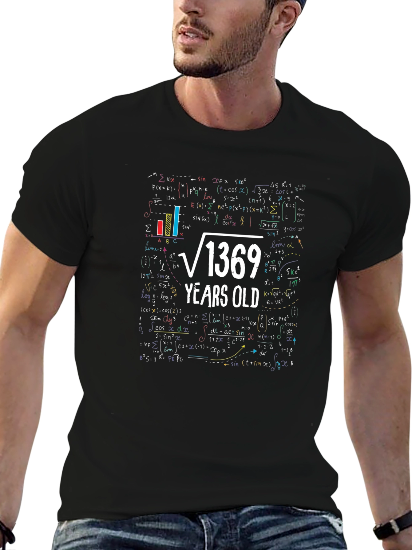 Math Humor T-Shirt - Root of 1369 Birthday Tee