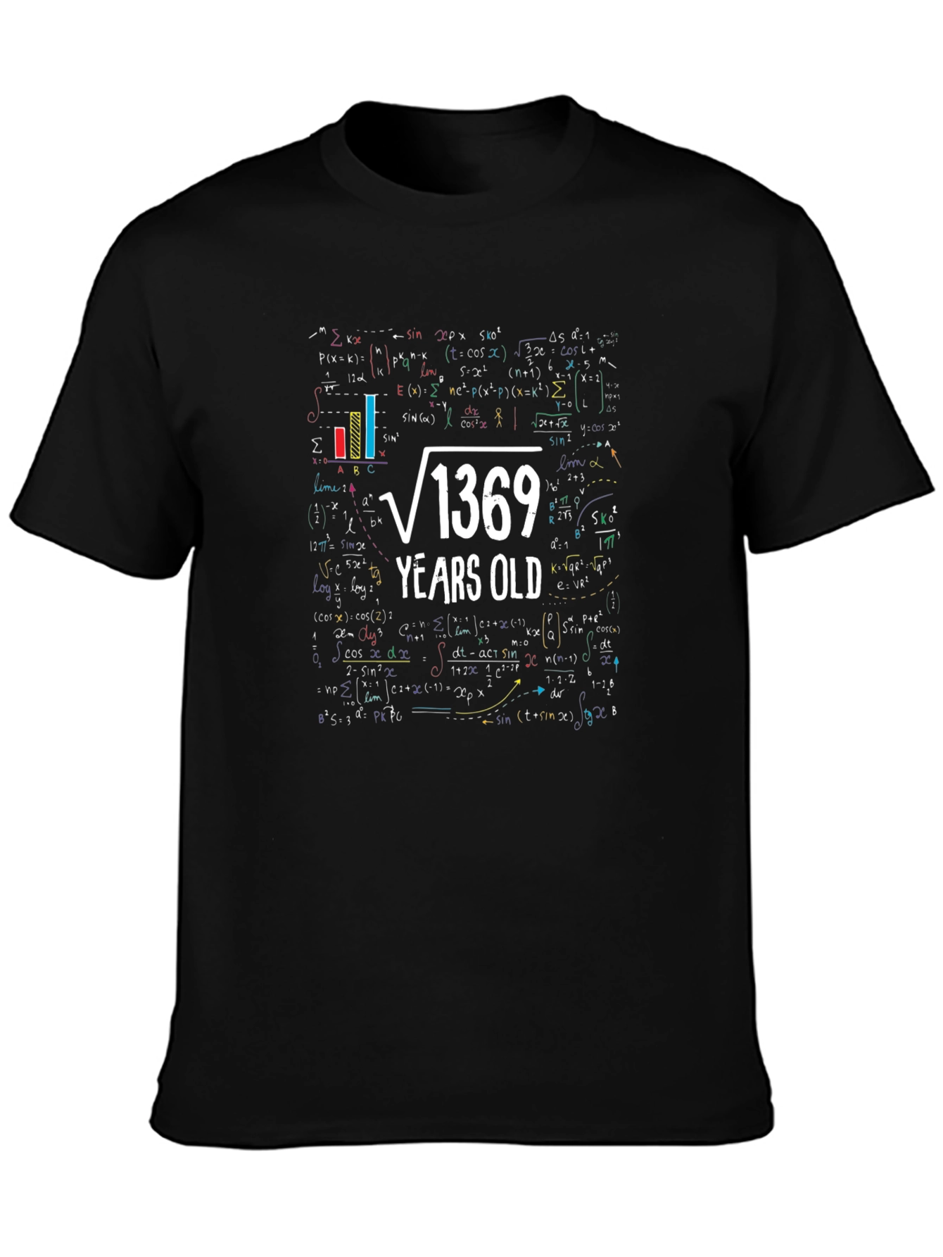 Math Humor T-Shirt - Root of 1369 Birthday Tee
