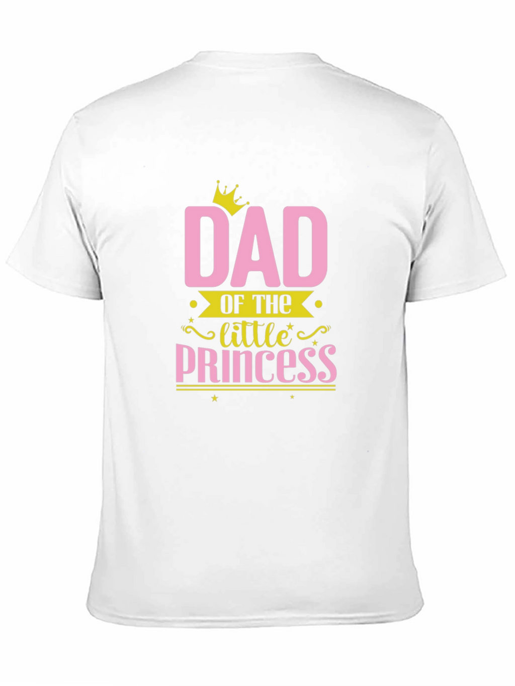 Dad of the Little Princess Black T-Shirt
