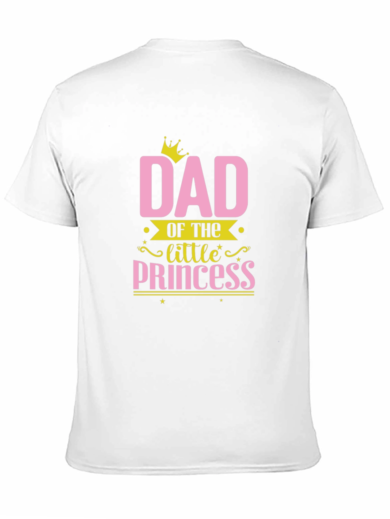 Dad of the Little Princess Black T-Shirt