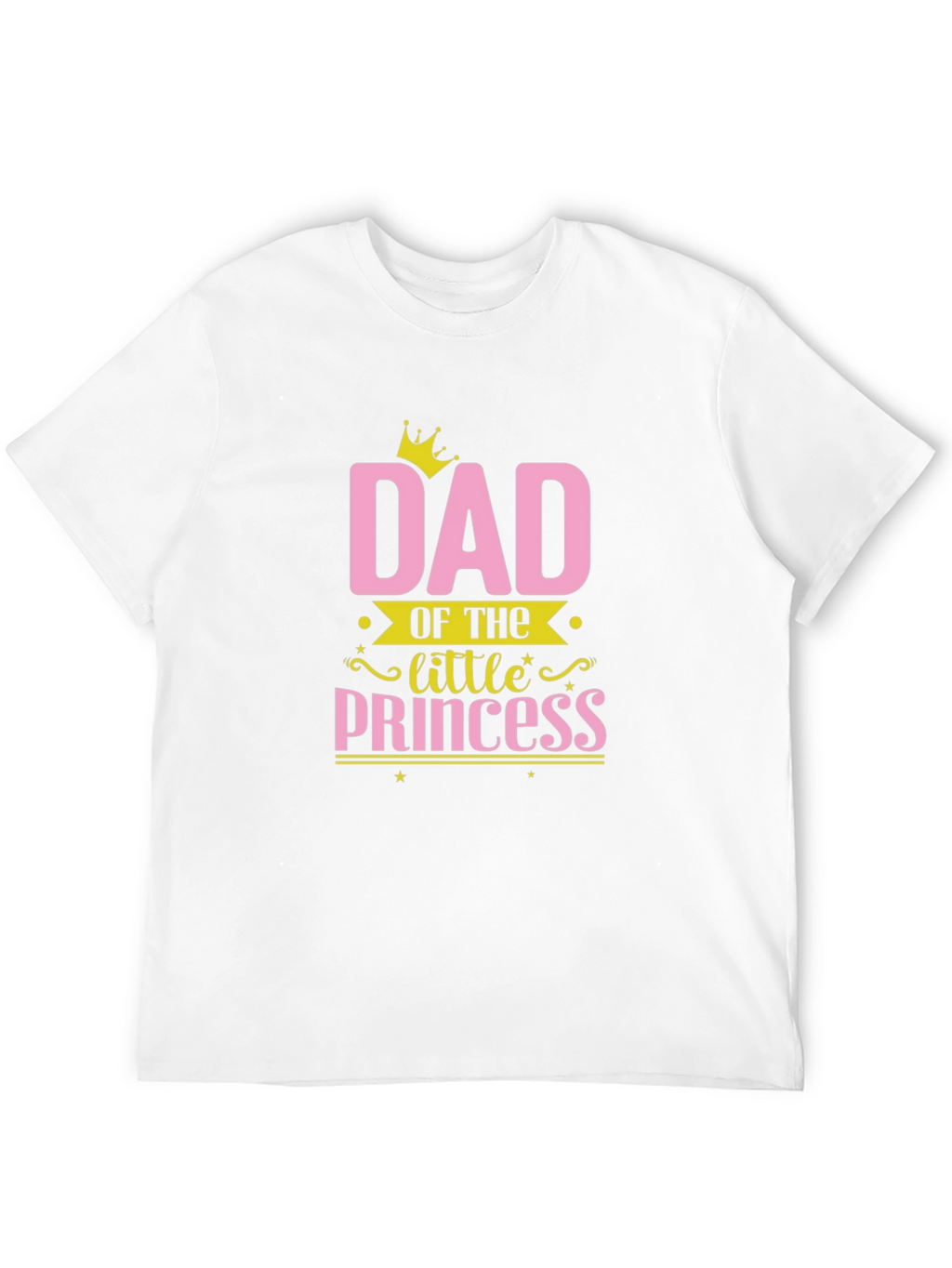 Dad of the Little Princess Black T-Shirt