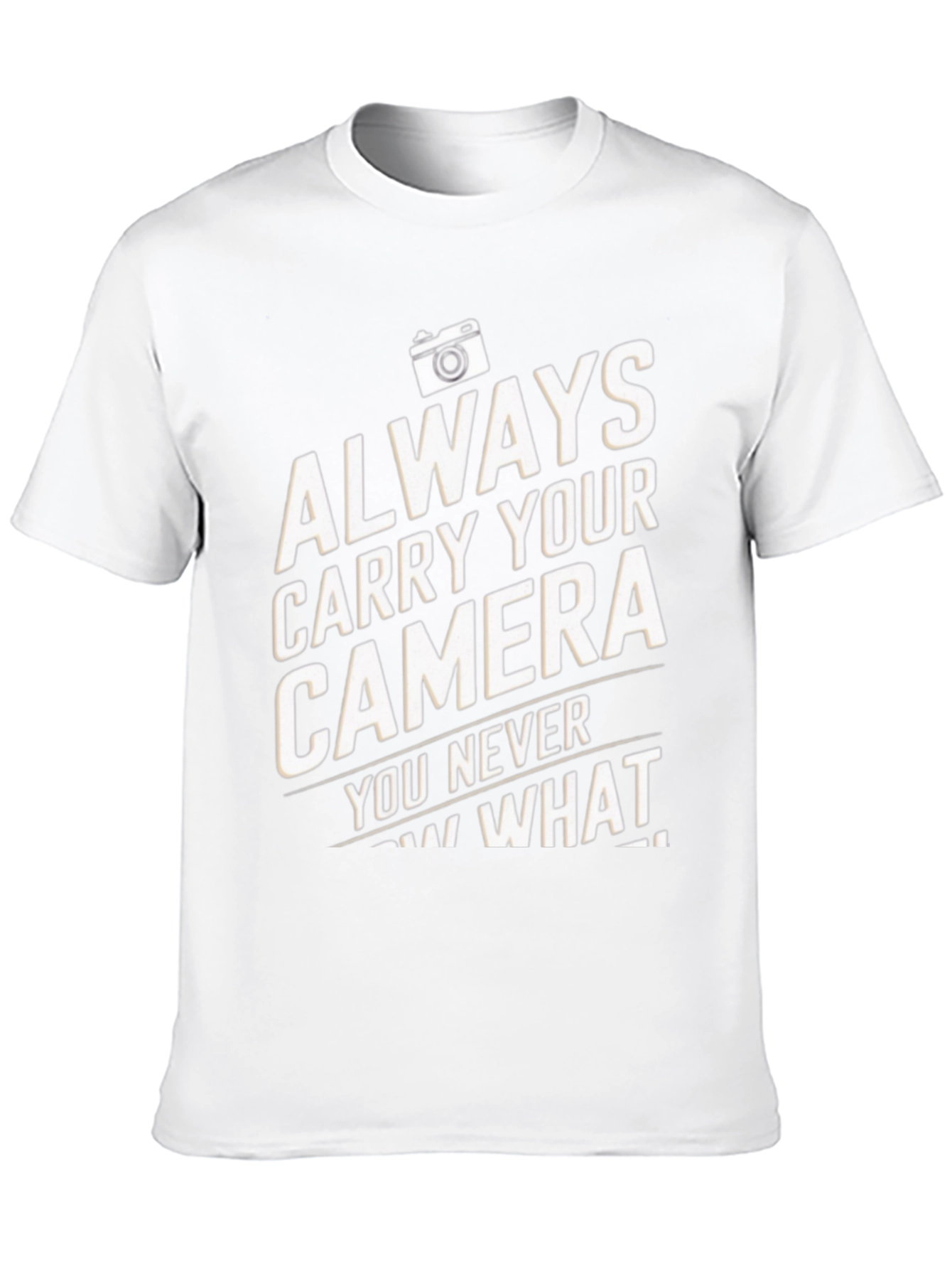 Always Carry Your Camera Graphic T-Shirt