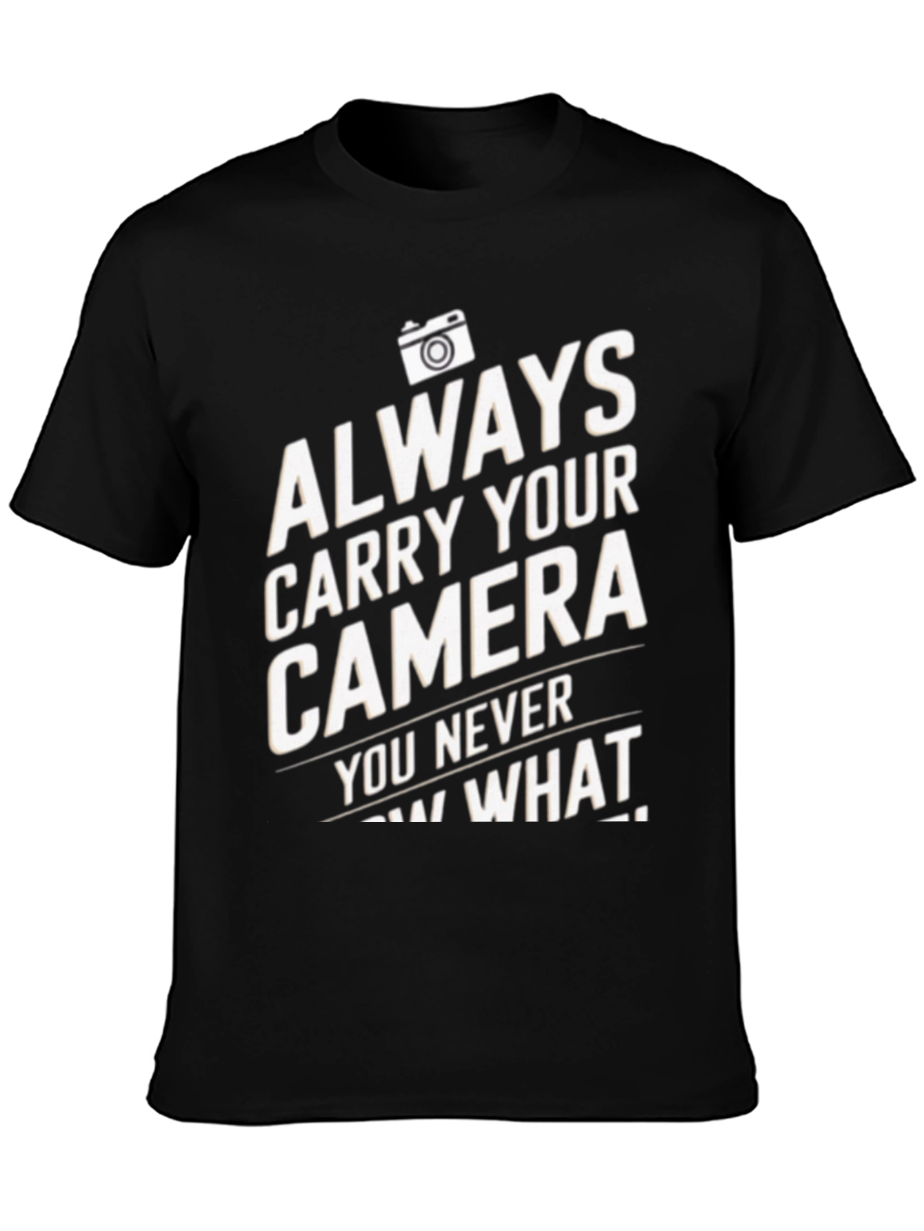 Always Carry Your Camera Graphic T-Shirt