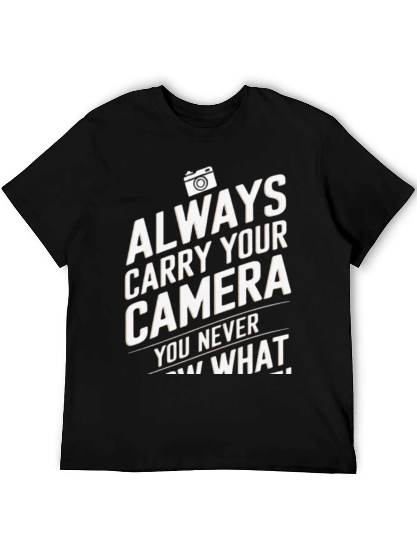Always Carry Your Camera Graphic T-Shirt