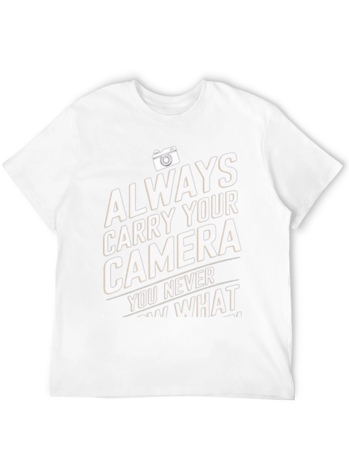 Always Carry Your Camera Graphic T-Shirt