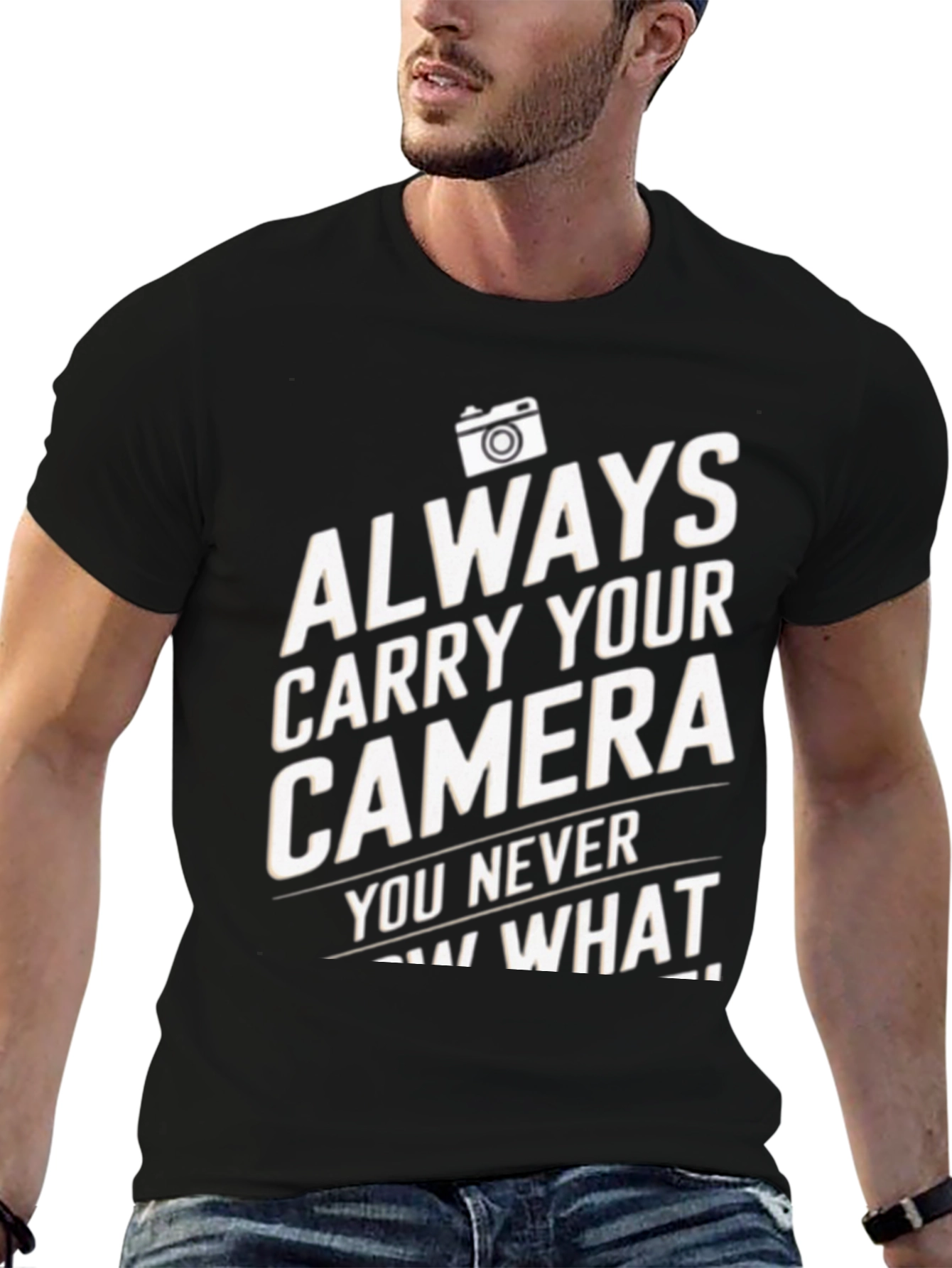 Always Carry Your Camera Graphic T-Shirt