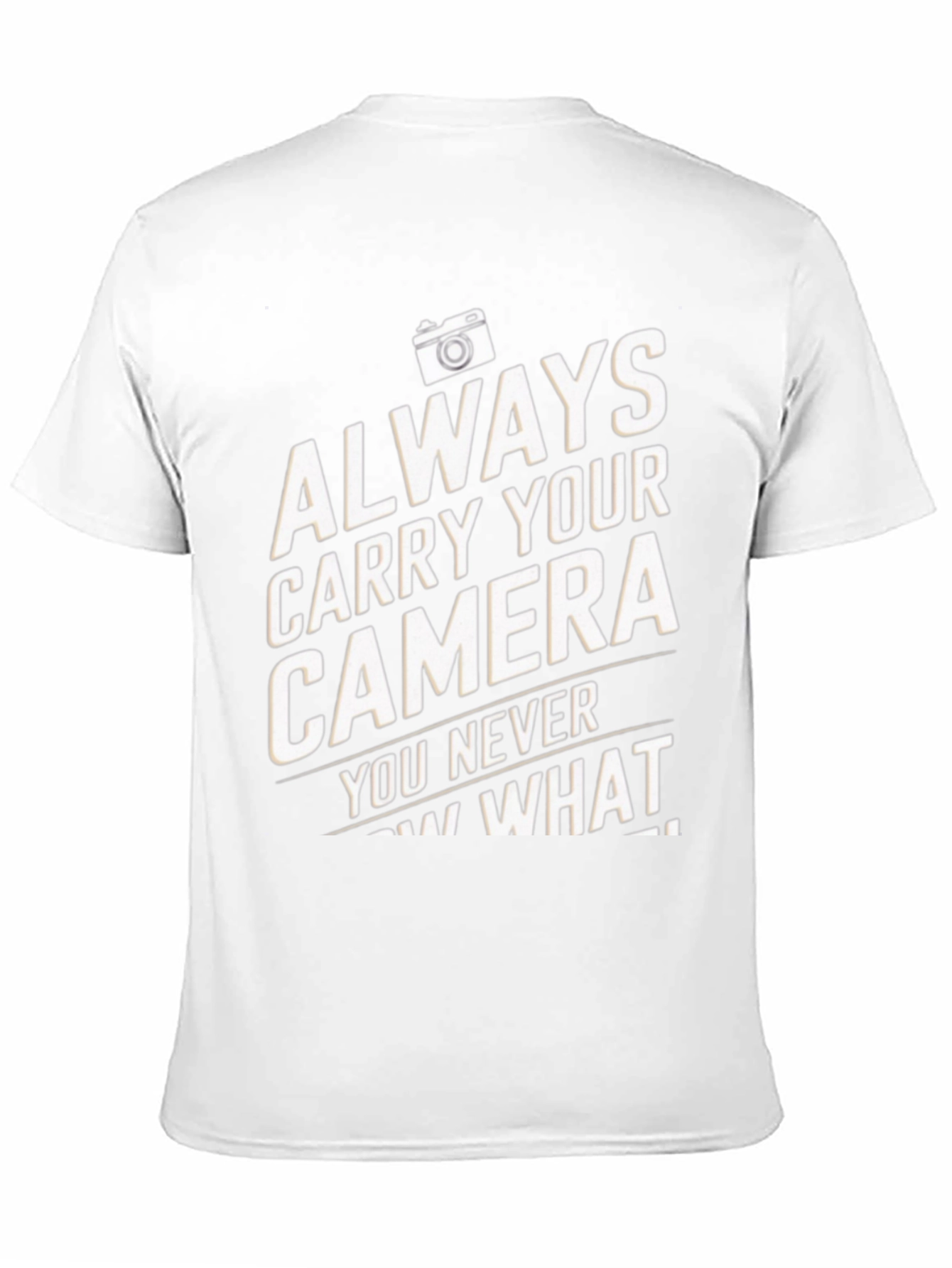 Always Carry Your Camera Graphic T-Shirt