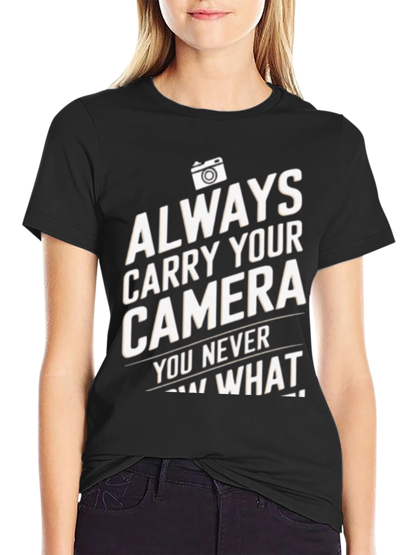 Always Carry Your Camera Graphic T-Shirt