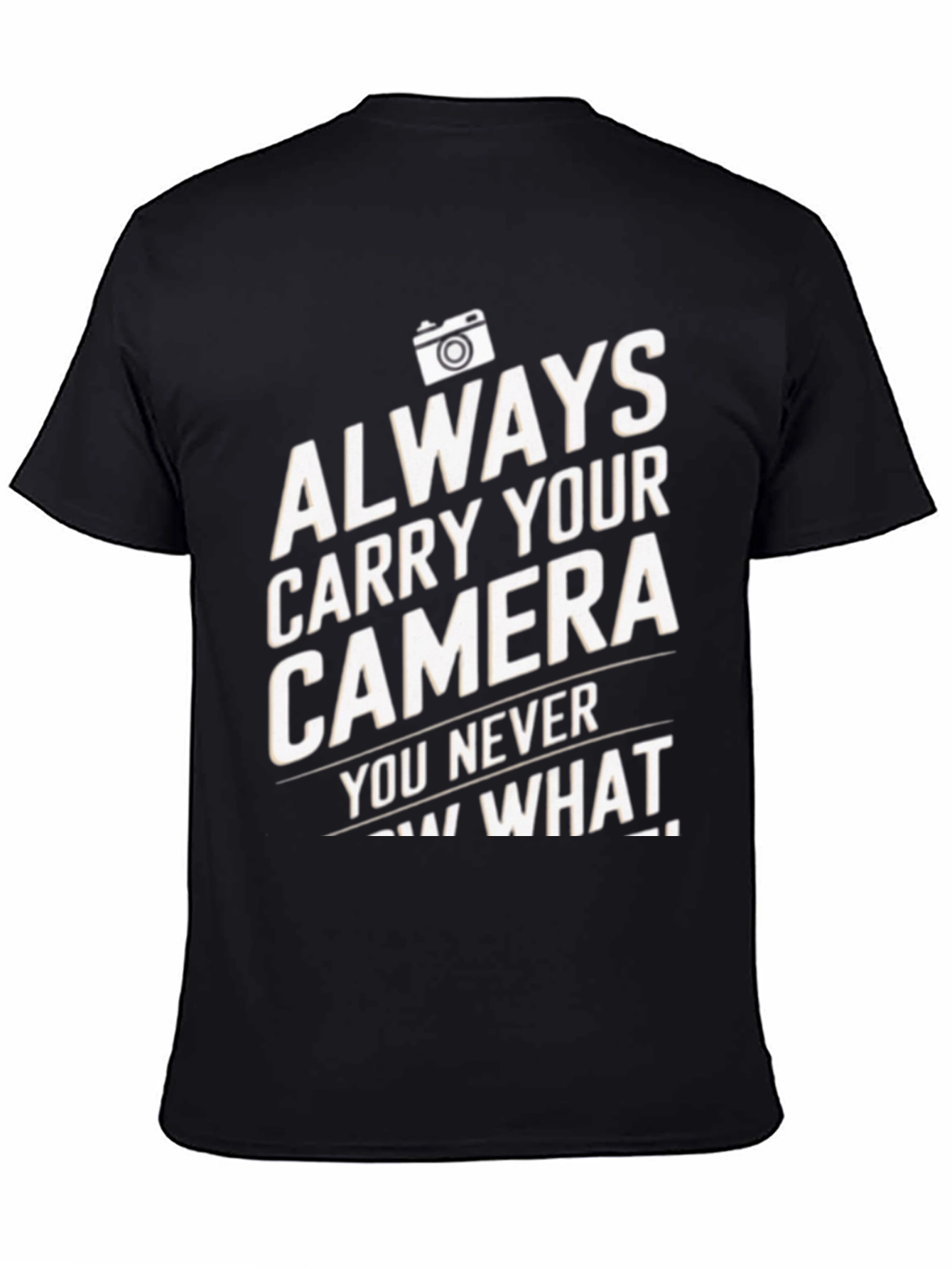 Always Carry Your Camera Graphic T-Shirt