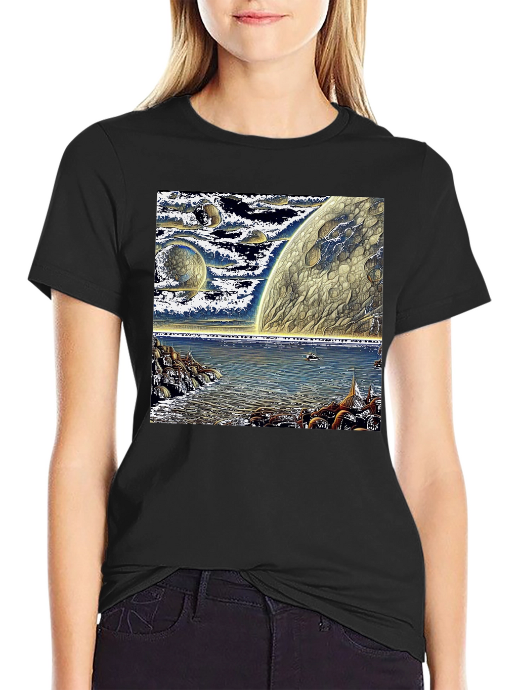 Cosmic Shoreline Graphic Tee