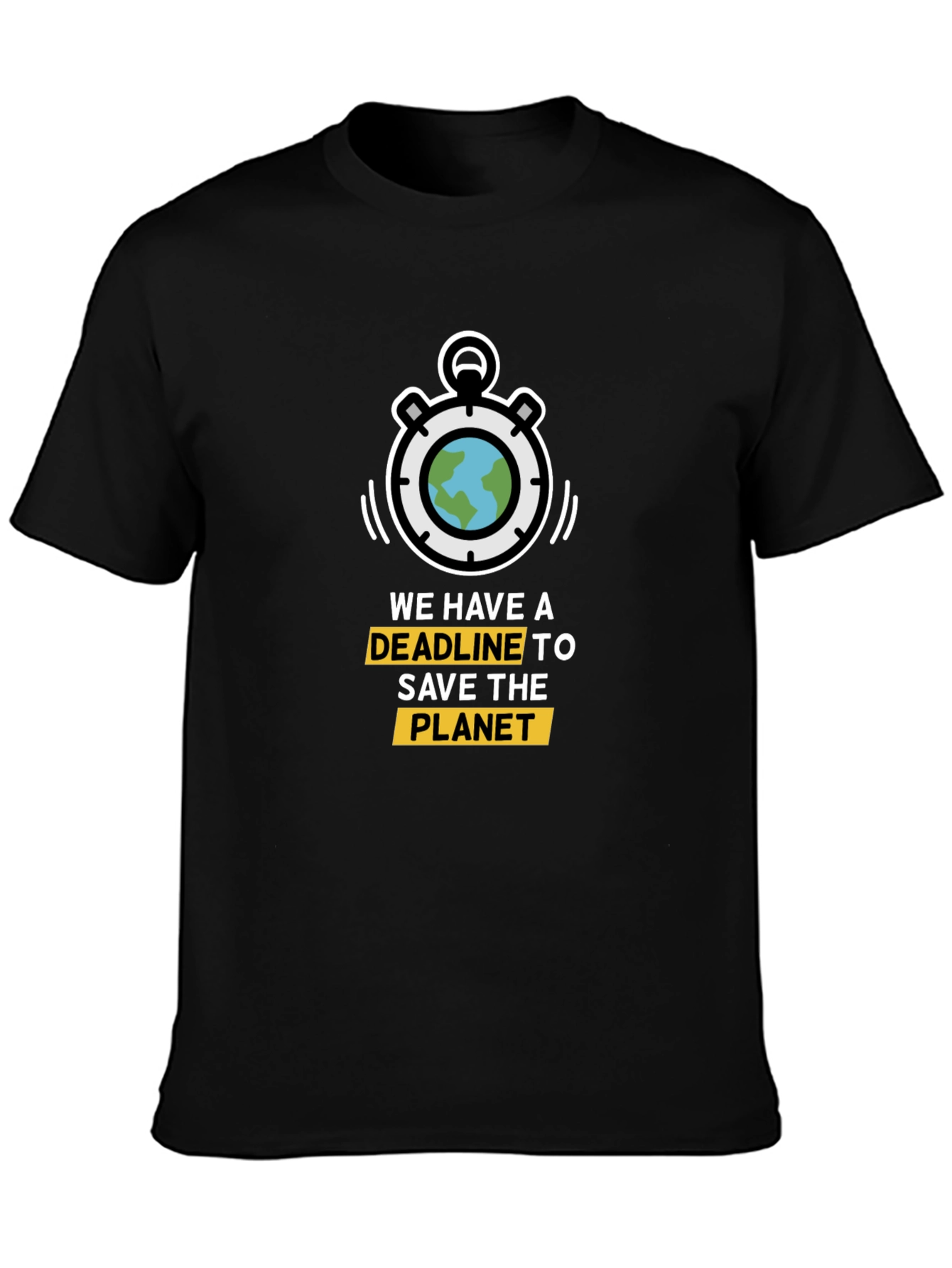 Save the Planet T-Shirt: Deadline Graphic Tee