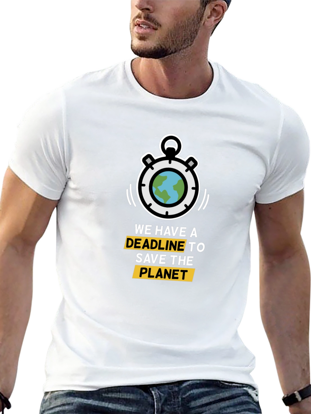 Save the Planet T-Shirt: Deadline Graphic Tee