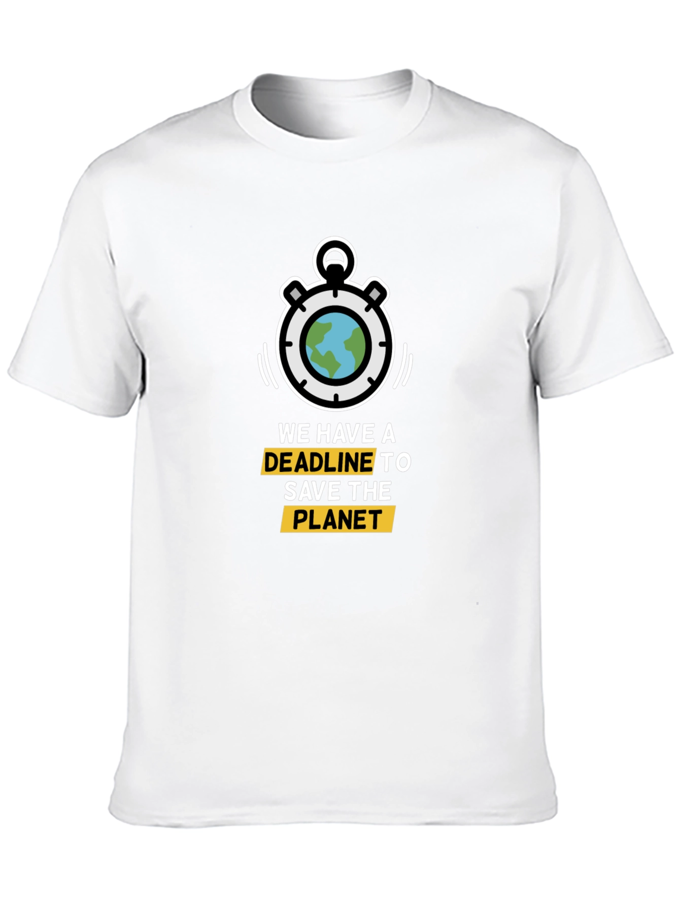 Save the Planet T-Shirt: Deadline Graphic Tee