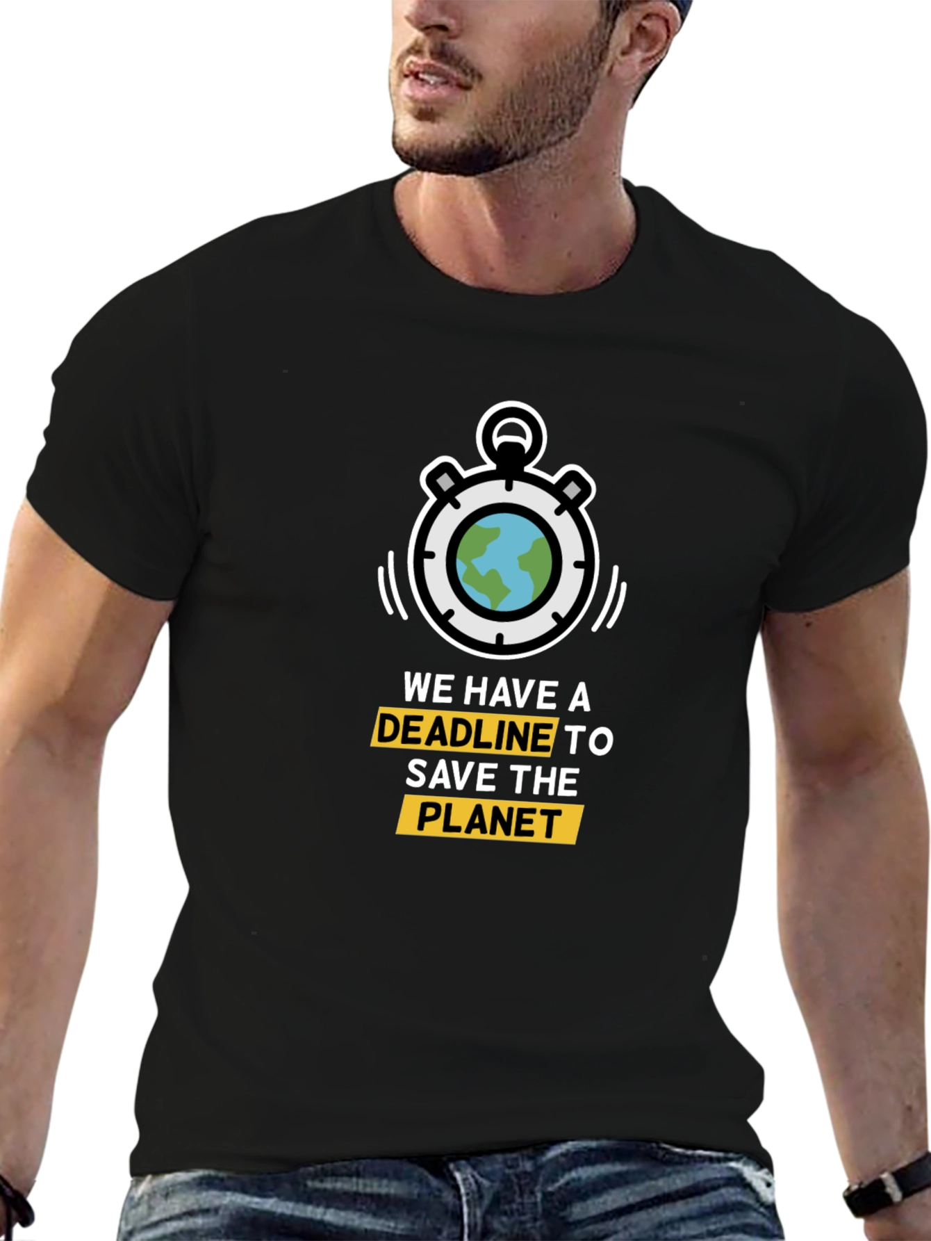 Save the Planet T-Shirt: Deadline Graphic Tee