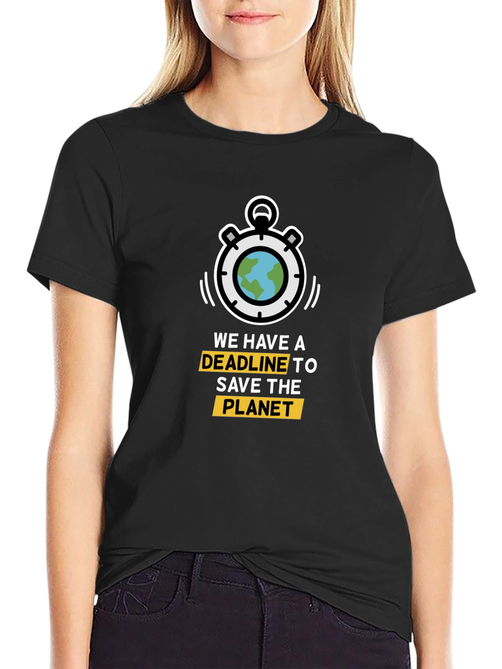 Save the Planet T-Shirt: Deadline Graphic Tee