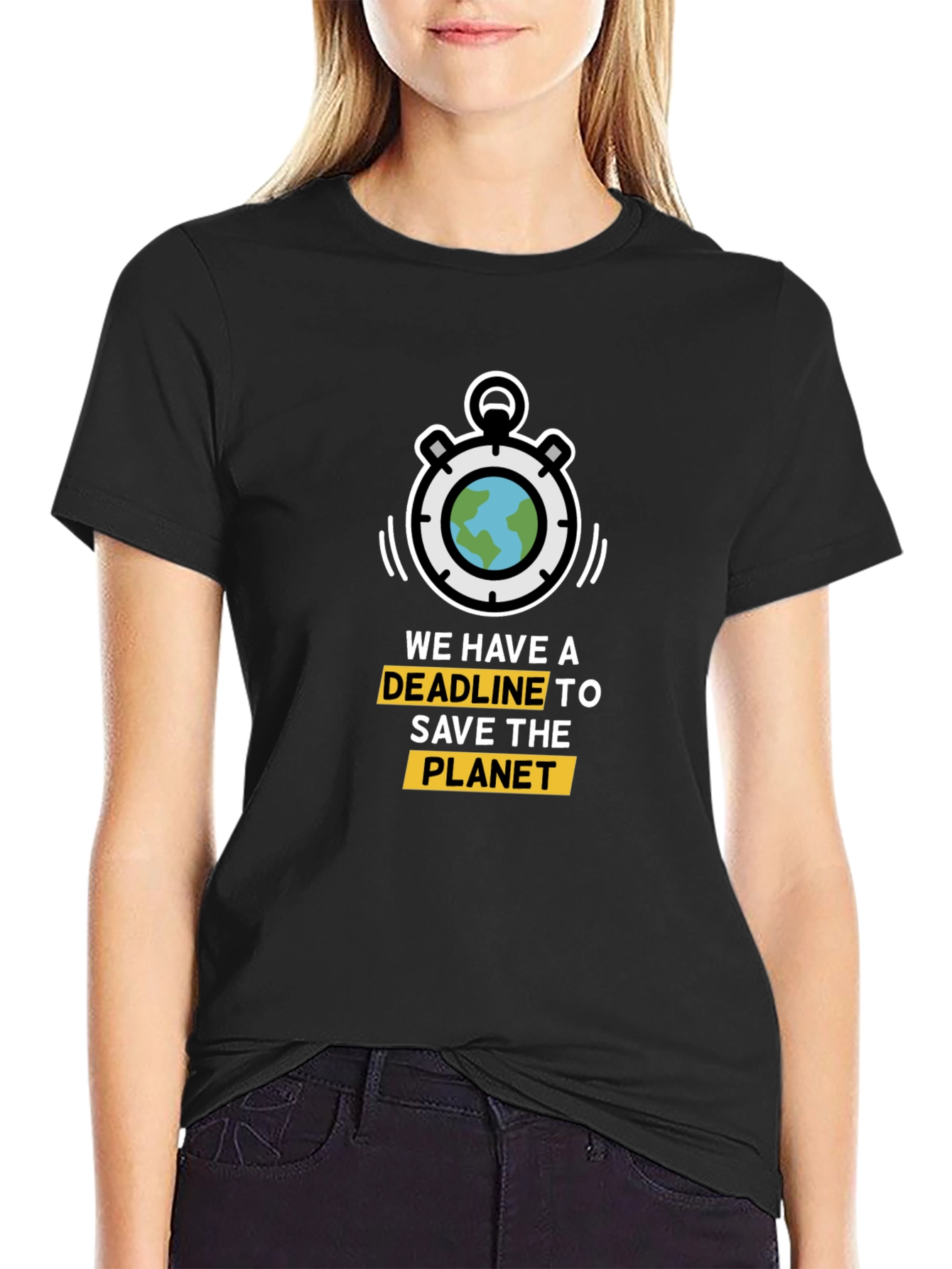 Save the Planet T-Shirt: Deadline Graphic Tee