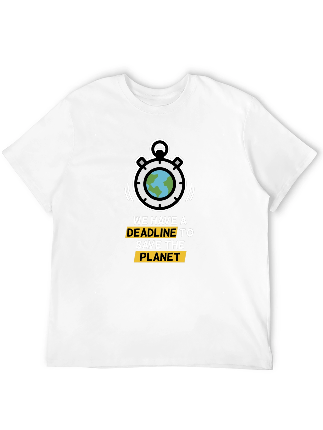 Save the Planet T-Shirt: Deadline Graphic Tee
