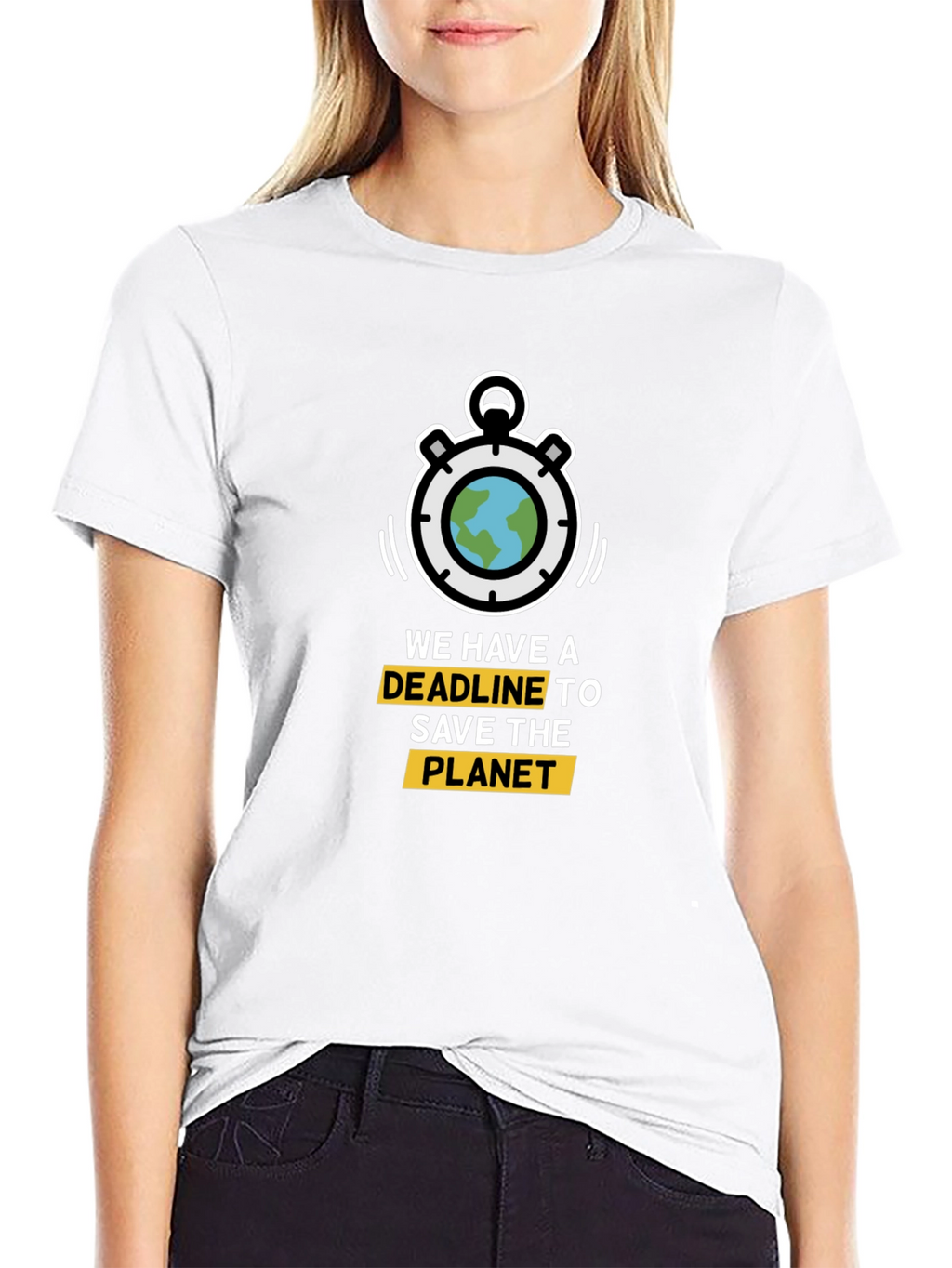 Save the Planet T-Shirt: Deadline Graphic Tee