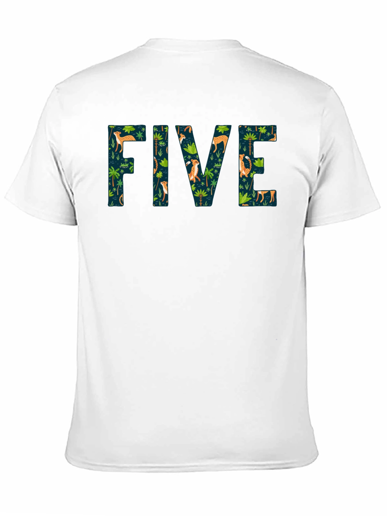 Jungle FIVE Black T-Shirt