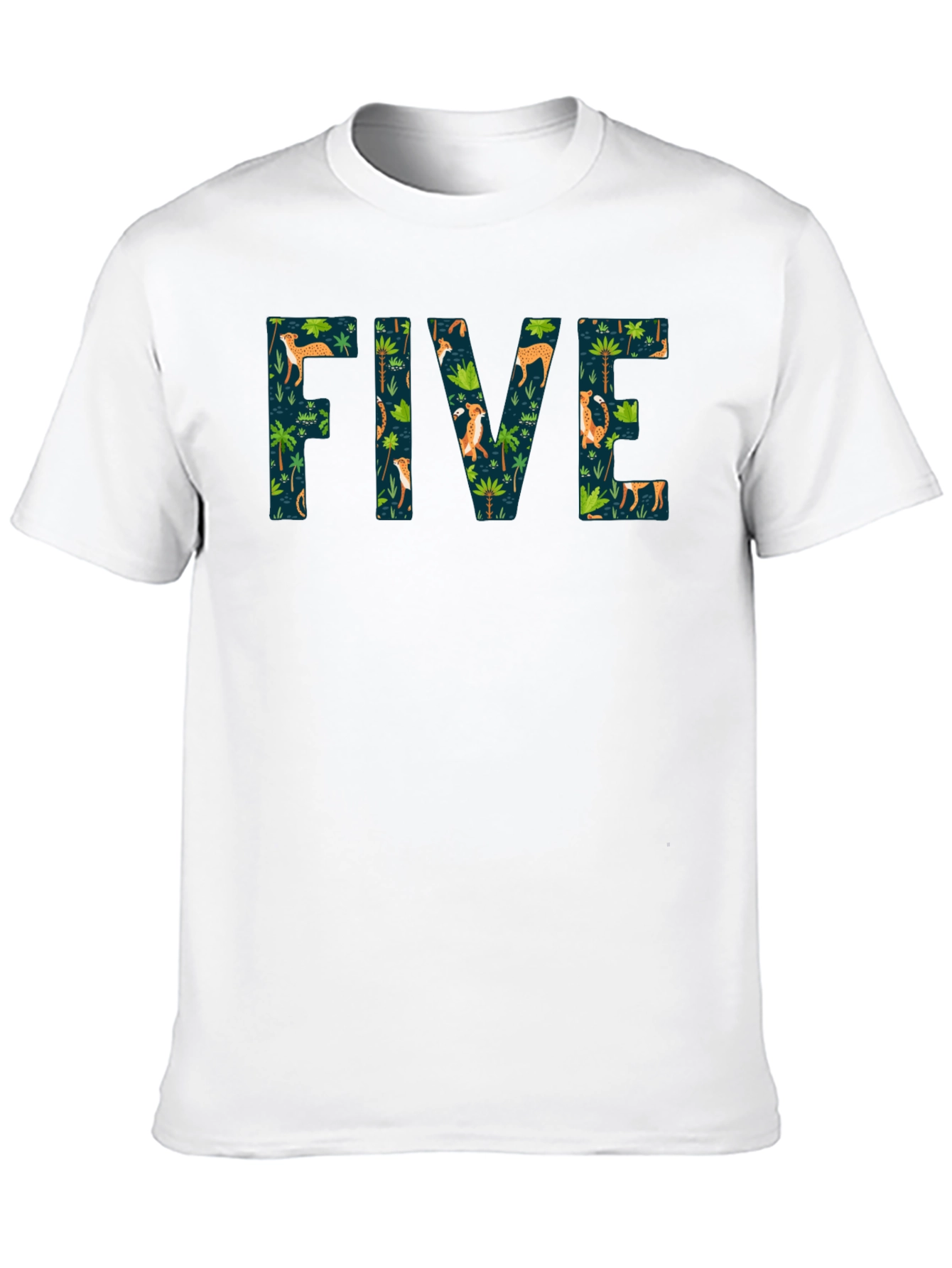 Jungle FIVE Black T-Shirt
