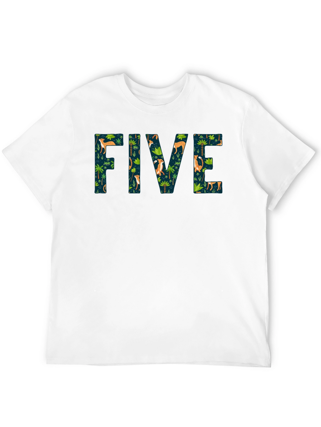 Jungle FIVE Black T-Shirt