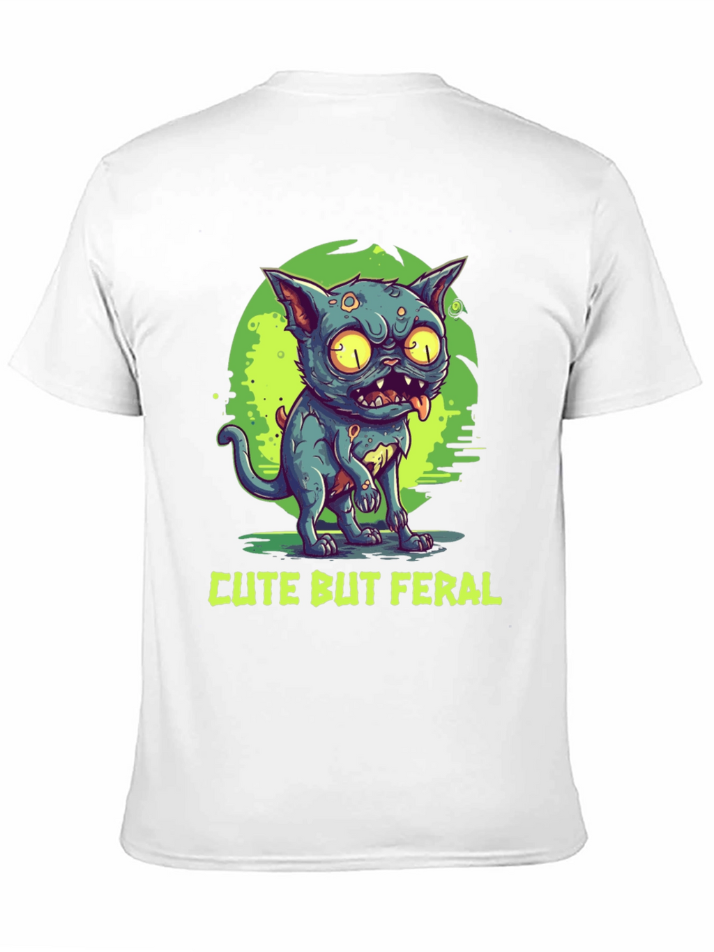 Cute But Feral Cat Graphic Tee