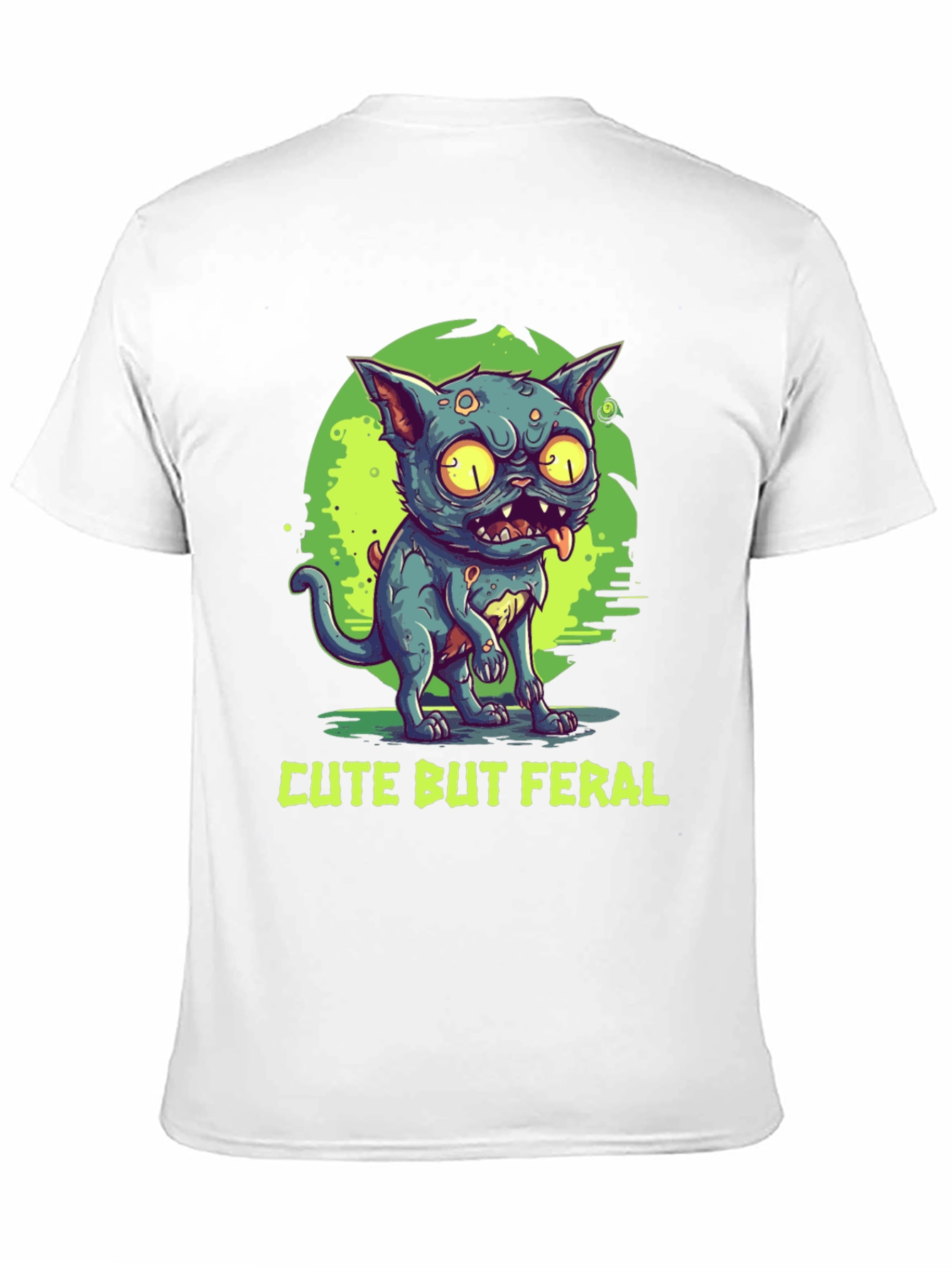 Cute But Feral Cat Graphic Tee