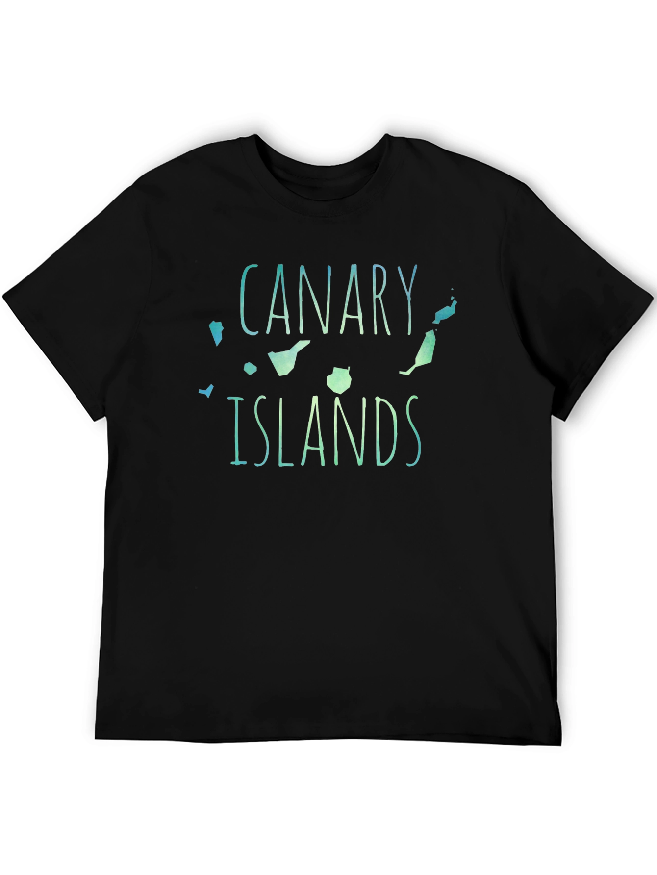 Canary Islands Graphic T-Shirt - Black