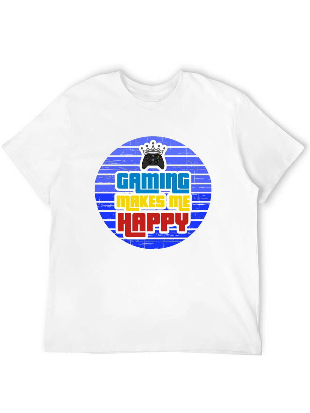 Gaming Makes Me Happy Mens T-Shirt