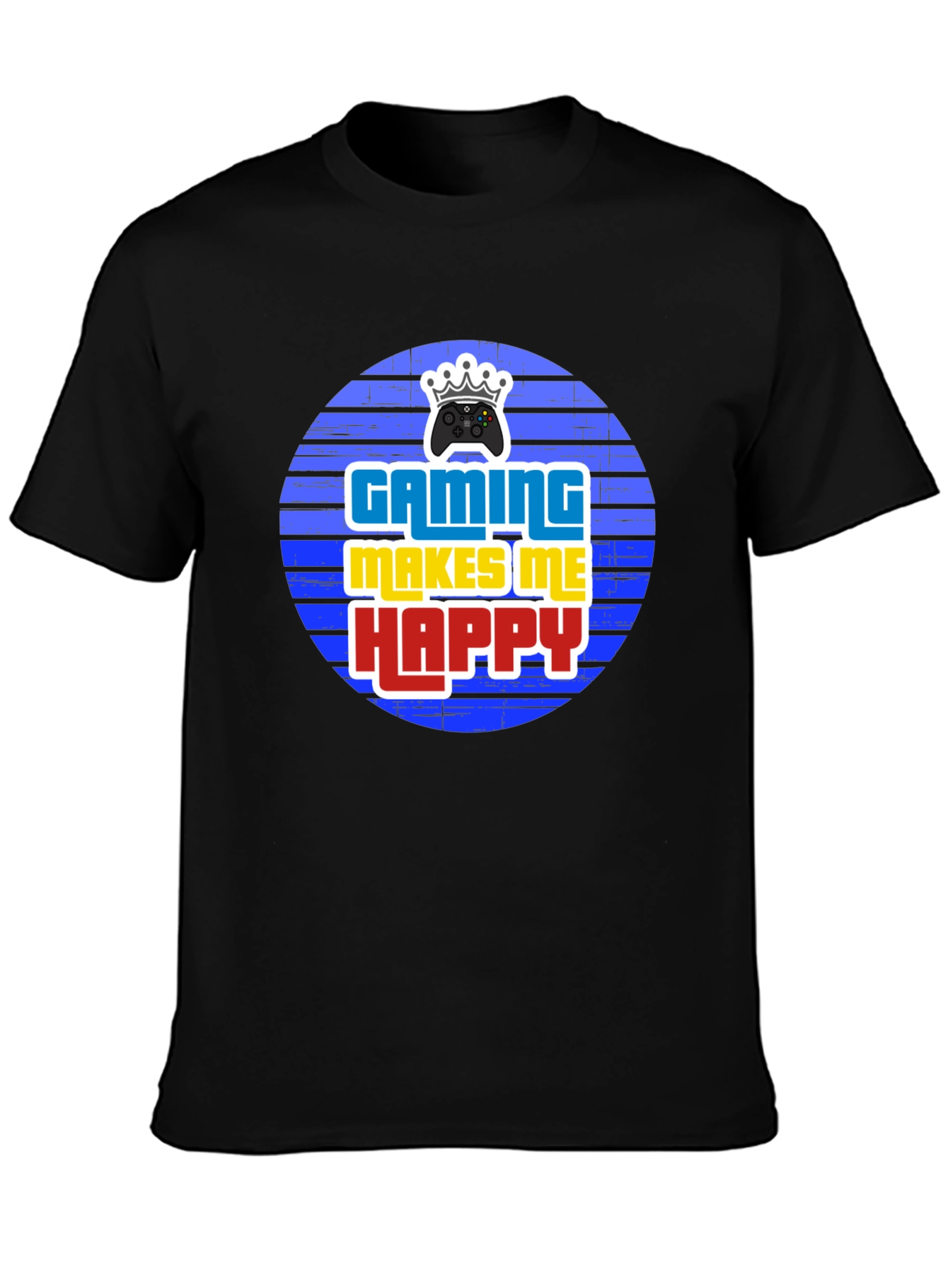 Gaming Makes Me Happy Mens T-Shirt